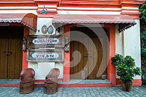 Furniture store in Vigan Heritage Town, Philippines