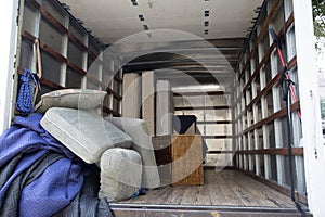 Furniture in the truck