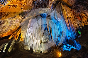 Furong Cave in Wulong Karst National Geology Park, Chongqing, China. is the World Natural Heritage place