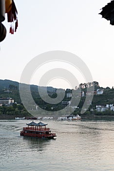 Furong, Hunan province , China- October, 2023 : Furong town is an ancient town with a history of two thousand years. It is located