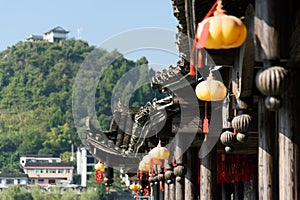 Furong, Hunan province , China- October, 2023 : Furong town is an ancient town with a history of two thousand years. It is located