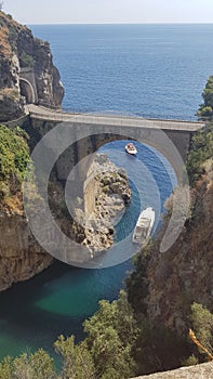 Furore italy fiordo amalfi coast ocean photo