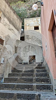 Furore - Scalinata del borgo abbandonato photo