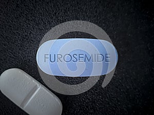 Furosemide Blue Pill Diuretic medication