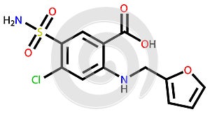 Furosemide structural formula