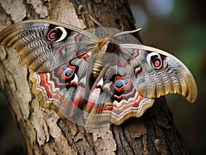 The Furry Antennae of the Emperor Moth