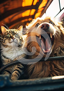 Furry Friends on a Roller Coaster of Emotions: A Tale of Surpris