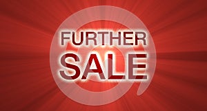 Further sale banner light halo