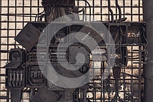 Fuse Board of a Power Plant