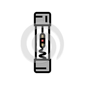 fuse electronic component color icon vector illustration