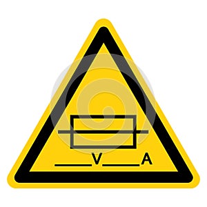 Fuse (Writable) Symbol Sign Isolate On White Background,Vector Illustration
