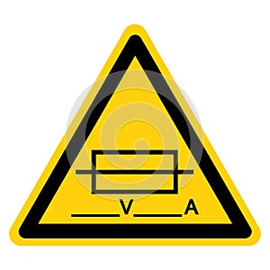 Fuse Writable Symbol Sign, Vector Illustration, Isolate On White Background Label .EPS10