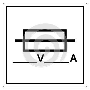 Fuse Writable Symbol Sign, Vector Illustration, Isolate On White Background Label .EPS10