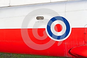 Fuselage of Jet Provost T3A aircraft, Brooklands.