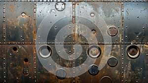 fuselage riveted metal