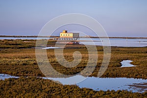 Fuseta marshlands low tide