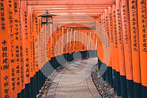 Fushimi Inari Shrine is an important Shinto shrine in southern Kyoto, Japan. It is famous for its thousands of vermilion torii