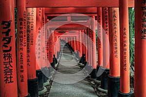 Fushimi Inari Taisha temple, 5000 tori gates, Fushimi-ku, Kyoto, Kansai, Japan