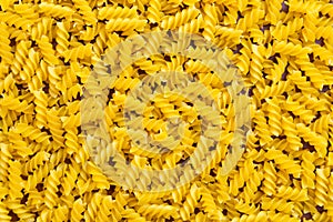 Fusilli macaroni texture