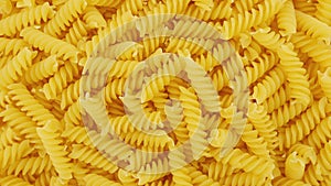Fusilli pasta or rotini