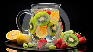 fusion fruit in water