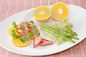 Fusion salad,,healthy food