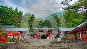 Futarasan Jinja Chugushi Shrine in Nikko, Tochigi, Japan. a famous historic site