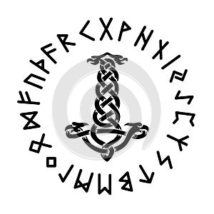 Futhark and Mjolnir Vikings Pagan Heathen