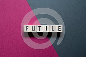 Futile word concept on cubes