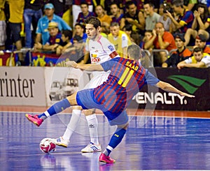 Futsal action