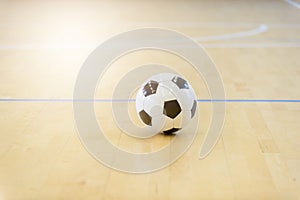 Futsal Background. Indoor Soccer Futsal Ball. Team sport