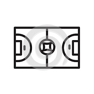 futsal icon isolated on white background