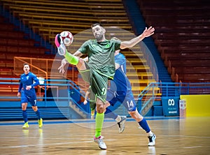 Futsal player in action 2