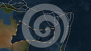 Futuna plate extracted. Patterson Cylindrical. Satellite