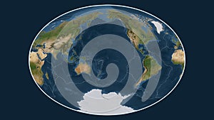 Futuna plate - global map. Fahey. Satellite