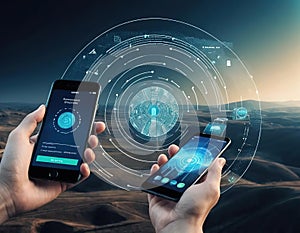 Future of Banking and Digital Payments concept image AI generated