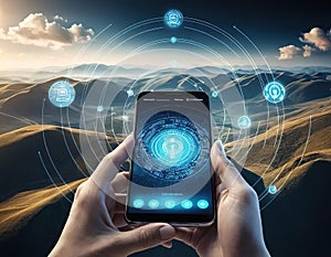 Future of Banking and Digital Payments concept image AI generated