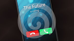 The Future is Calling on a smart phone photo