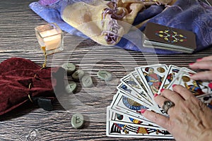 Future clairvoyance faith divination runes letters witchcraft belief