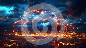 Future cloud computing services: Data storage and computing power without user management. Concept