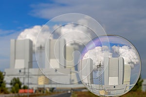 Future of coal power plants in the glass globe