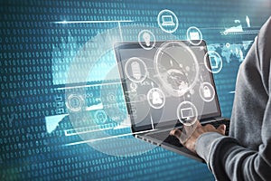 Future and computing concept