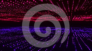 Future digital cyberspace. Sorting and analysis digital data. Technology matrix algorithm. Security storage data. 3d rendering