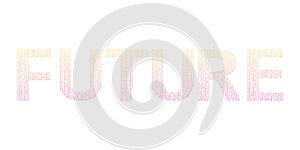 FUTURE.Digital line vector design