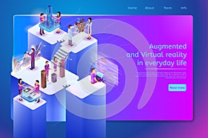 Future Digital Services for Work Vector Web Banner