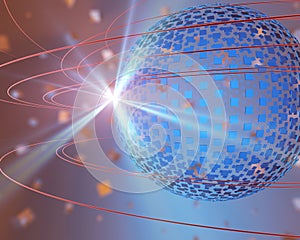 Future Digital Technology, Technology Earth, Global Digital Information Communication