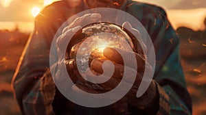 A Future in Elderly Hands. AI generated