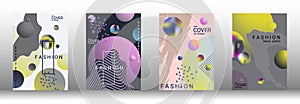 Future futuristic template with abstract forms for banner design, poster, booklet, report, journal.