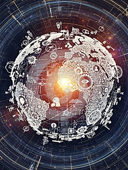 Future of global connectivity a digital world powered by technology and data streams