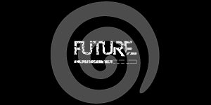 Future loading, progress bar, techno design, rough texture.